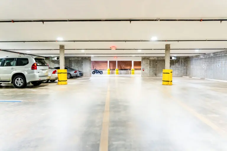 On-site parking garage