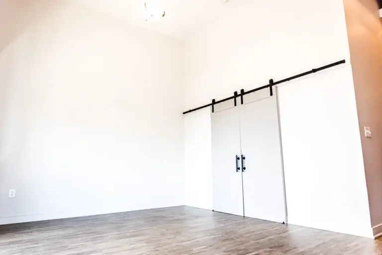 Living area looking towards the bedroom