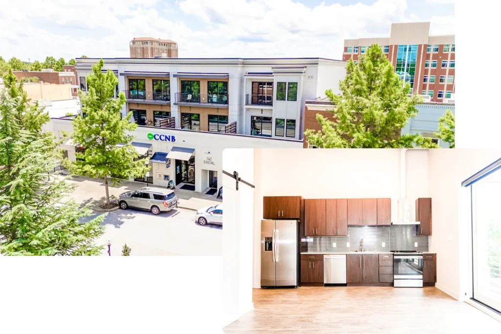 142 Social Collage — Exterior and Interior Photos