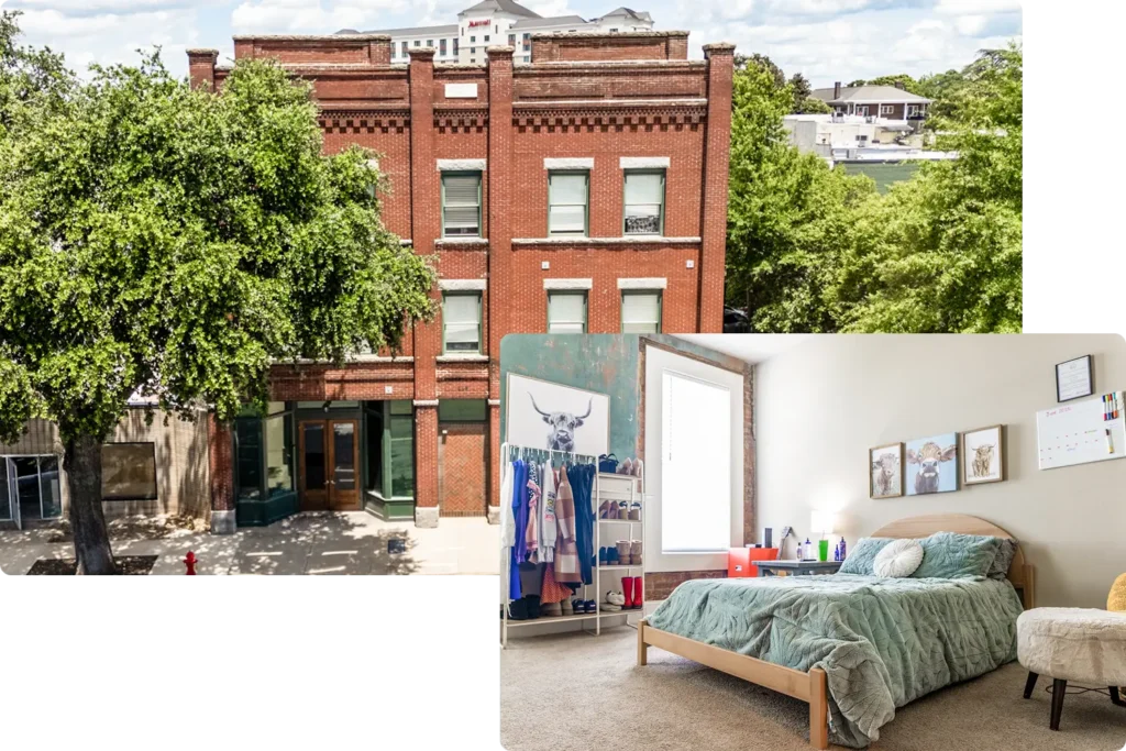 Magnolia Lofts Collage — Exterior and Interior Photos