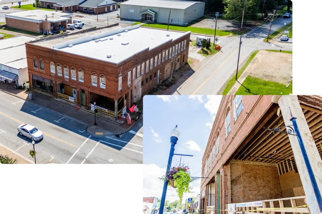 Potter's Lofts Collage — Exterior and Interior Photos